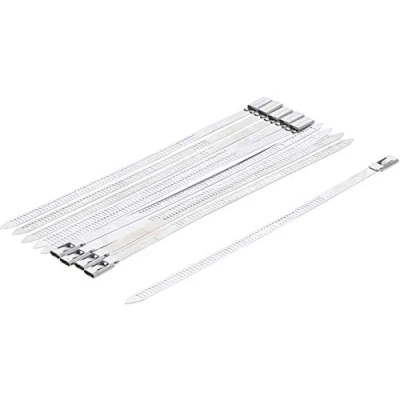 Image of BGS Diy 80780 Cable Tie Assortment Stainless Steel 7.0 x 200 mm 10 pcs.