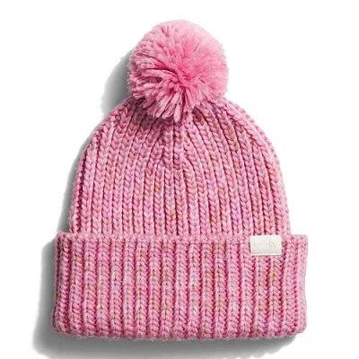 Image of THE NORTH FACE Beanie Nf0A7Rhz Hat Orchid Pink/Multi Color One Size