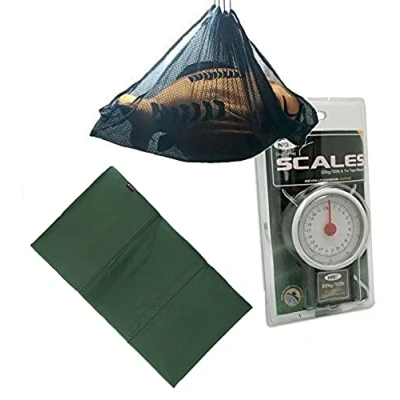 Image of Carp Coarse Fishing Care Set Unhooking Mat Weighing Sling And Scales