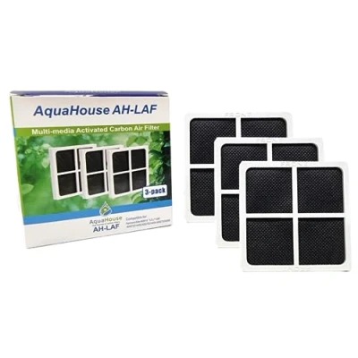 Image of AquaHouse AH LAF Air Filters Compatible with LG Pure N Fresh Refrigerator Model LT120F ADQ73214408 ADQ73214404 ADQ73334003 (3 Pack)