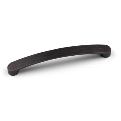 Image of 160mm American Copper Handle Brushed Antique Bow for Kitchen Cabinets Cupboards Drawers Doors Furniture