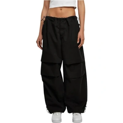Image of Urban Classics Parachute Trousers, Women&#039;s, Size: Small, Black