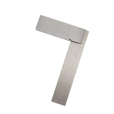 Image of US PRO Tools 3&quot; (75mm) Engineers Set Square Stainless Steel 2683