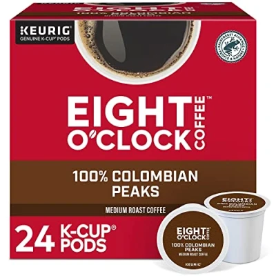 Image of Eight O&#039;Clock Coffee O Clock Coffee, 100% Colombian, 24 Count