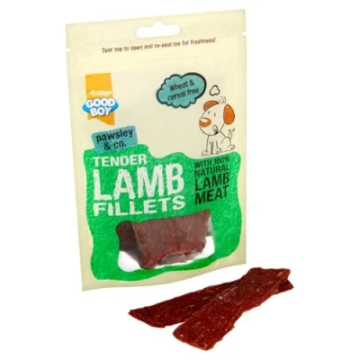 Image of Good Boy Pawsley and Co Tender Lamb Fillets 80gm (Deal of 5 Packets)