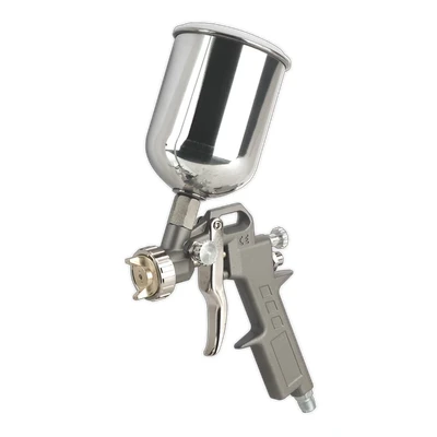 Image of Sealey Spray Gun Gravity Feed 2.2mm Set Up