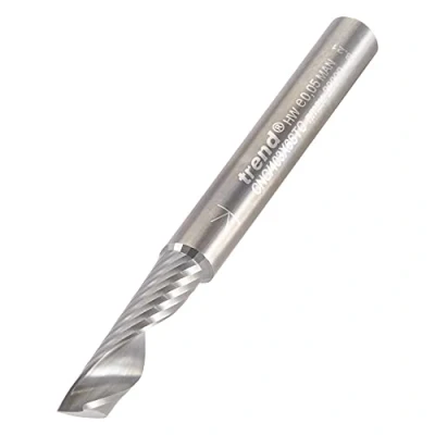 Image of Trend CNC O Flute Spiral Up Cut Router Cutter, 6mm Shank, Diameter &amp; 22mm Length, Solid Tungsten Carbide, CNC/403X6STC
