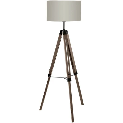 Image of Eglo Lighting Lantada Tripod Floor Lamp Nut