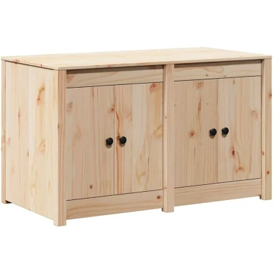 Image of vidaXL Outdoor Kitchen Cabinet 106x55x64 cm Solid Wood Pine