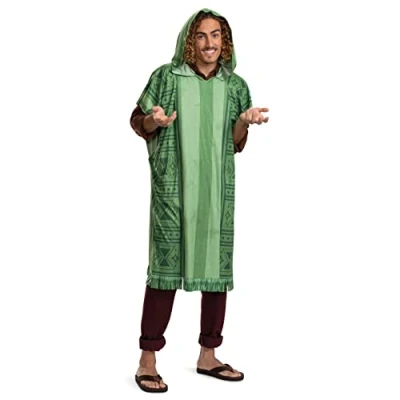 Image of DISGUISE Men&#039;s Bruno Madrigal Poncho, Official Disney Encanto Costume Accessory for Adults, One Size, Bruno, Size