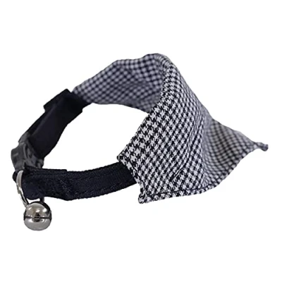 Image of Rosewood Designer Dogtooth Cat Bandana