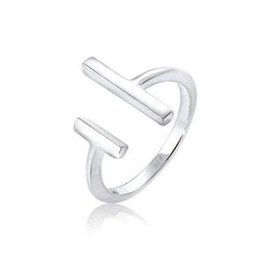 Image of Elli Ring Ladies Geo Rod Open Minimal in 925 Sterling Silver