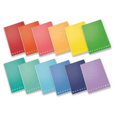 Image of Pigna Monocromo Maxi Large A4 Notebook, 80 g Stripes (0C)