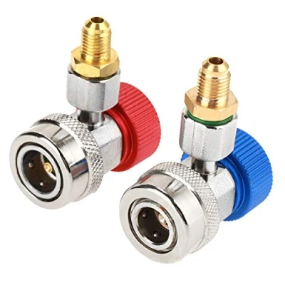 Image of 01 R 134A Quick Coupler Connector, Adjustable Adapter, for Car Add Fluorine Hose Fittings