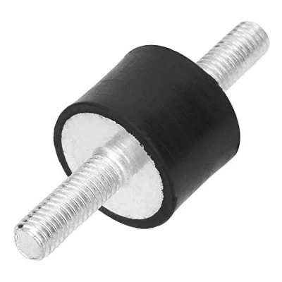 Image of 4pcs Rubber Bearings, M6 Shock Absorber Cylindrical Anti Vibration Silentblock with Double Screw Bolts for Car Boat Bobbins (VV20 x 15 18))