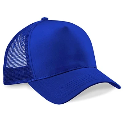 Image of Beechfield Royal Blue / White Mesh Cap One Size