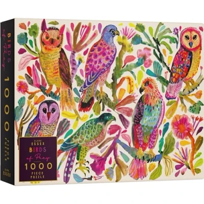 Image of Elena Essex Jigsaw puzzles for Adults 1000 Birds of Prey/Jigsaws/Jigsaw Puzzle/Puzzle Presents Women/Bird Rainbow Gradient Puzzle/jigsaw size 70x50cm