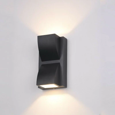 Image of Italux Lighting Modern Led Outdoor Wall Lamp Black, Warm White 3000K 120lm, IP54 ITLPL 436B