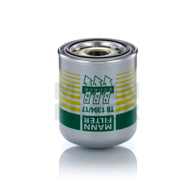 Image of 20754416, 21267818, 21602385, 21602385LH, 22937189 air Dryer Cartridge, compressed system MANN FILTER TB 1394/17 x 136mm