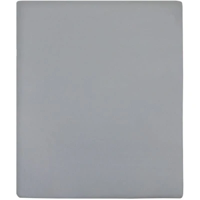 Image of vidaXL Jersey Fitted Sheets 2 pcs Grey 140x200 cm Cotton