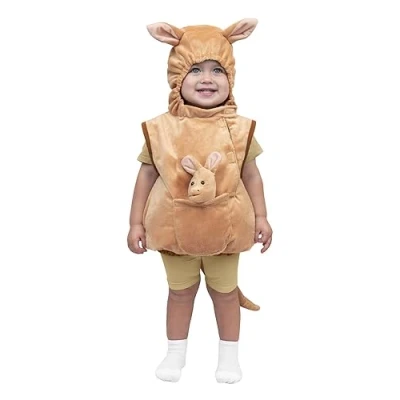 Image of Dress Up America Kangaroo Costume for Babies Animal Romper Infants