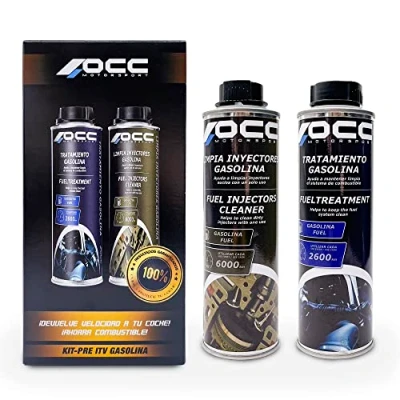Image of OCC MOTOR SPORT Pack Pre Mot Petrol Treatment + Professional Injector Cleaner Additives For Car And Motorcycle