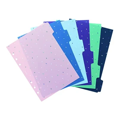 Image of Filofax Organizer Accessory, A5 Size, Garden Collection, Dividers with Tabs, Set of Six (B132740)