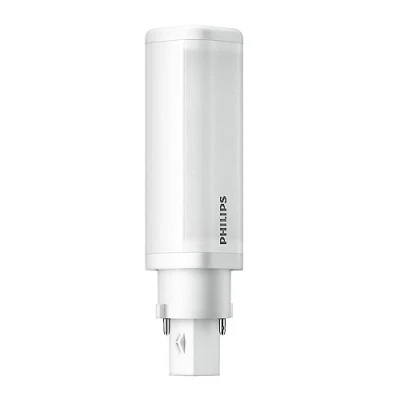 Image of Philips CorePro LED PLC 840 2P G24d 1 Energy Saving Lamp, Light, 4.5 W, A++, 500 lm, 30,000 Hours, Cool White