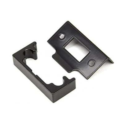 Image of Satin Black 1/2&quot; Rebate Kit for Tubular Mortice Latch