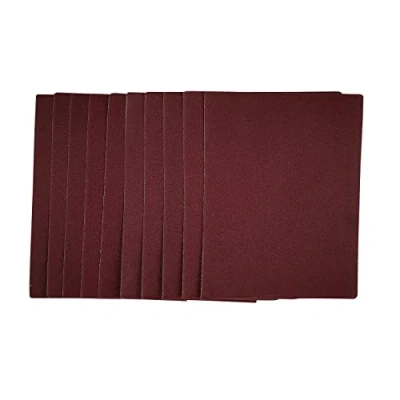 Image of Draper 1/4 Sanding Sheets, 115 x 150mm, 120 Grit (Pack of 10)