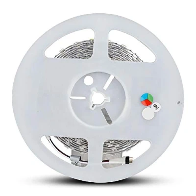 Image of V TAC VT 5050 60 10W LED Strip Light (Bs Plug) Compatible with Alexa and Google Home Color Code: RGB IP20