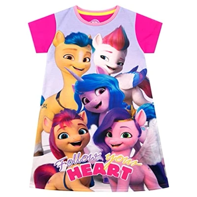 Image of My Little Pony Girls Nightdress Multicoloured 8 9 Years