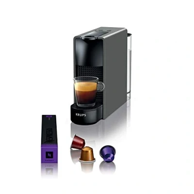 Image of Nespresso Krups Essenza Mini YY2911FD, Intense Coffee Machine, 0.6 L, 19 Bars, Capsule Barista, 2 Cup Sizes, Espresso, Lungo, Ultra Compact Design, Automatic