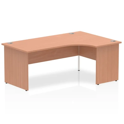 Image of Impulse Panel End 1800 Right Hand Crescent Desk Beech I0