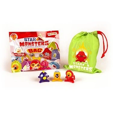 Image of Magic Box Star Monsters Bag (Display of 12, Multi Colour), Ages 3 and up