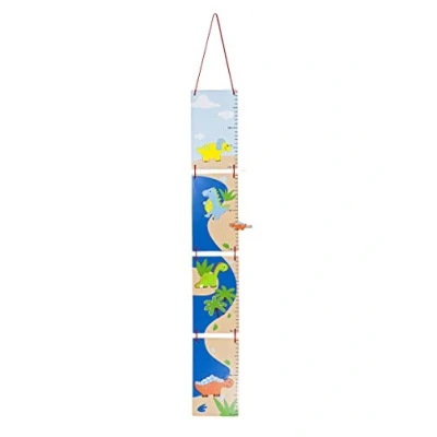 Image of Mousehouse Gifts Dinosaur Height Chart for Kids&#039; Room Growth Tracking, Wooden Baby Measure
