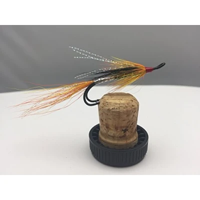 Image of BestCity Fly Fishing Salmon flies CASCADE Doubles sizes 4 10 PACK of 8 #151B