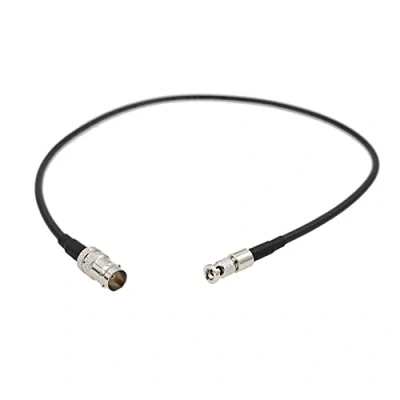 Image of HangTon 6G SDI Video Cable HD Micro BNC to Female Adapter for Blackmagic Assist 5&quot; Monitor, Studio Camera 4K G2 ATEM 15cm