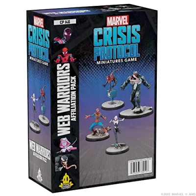 Image of Atomic Mass Games Web Warriors Affiliation Pack: Marvel Crisis Protocol Miniatures Game Ages 14+ 2+ Players 45+ Minutes Playing Time