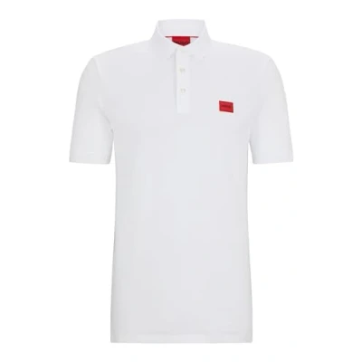 Image of HUGO Dereso Polo shirt, Men&#039;s, Size: XXL, White