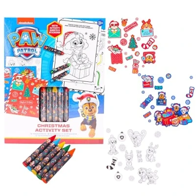 Image of Toyland® Paw Patrol Christmas Activity Set With Sheets, Stickers and Crayons!