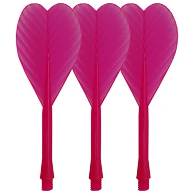Image of Bulls Bar flights All in one dart &amp; stems (one unit) PINK (6 Sets)