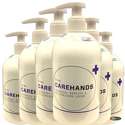 Image of Evans Carehands Barrier &amp; Moisturising Cream 6 x 500ml