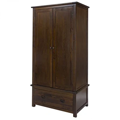 Image of Bore Products, Borona 2 Door, 1 Drawer Wardrobe