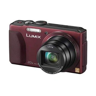 Image of Panasonic DMC TZ41 Digital Camera Red 18.1 Megapixels, 20x Optical Zoom, 7.5cm 3 Inch Touch Screen, 5 Axis Image Stabilizer (Renewed)