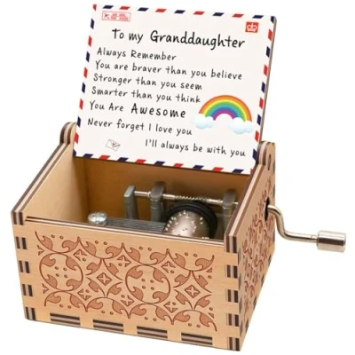 Image of Luteney granddaughter Music Box from Grandma,You are My Sunshine Grandaughter,Grandma to Grandma&#039;s best gift for