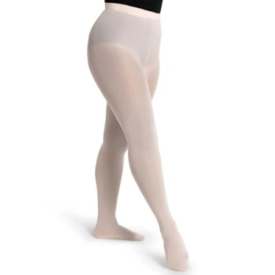 Image of Capezio Women&#039;s 1825 Studio Basic Footed Tight, Ballet Pink, L XL UK