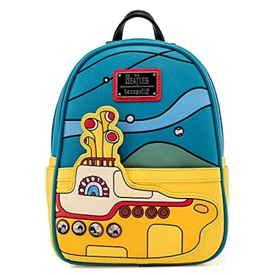 Image of Loungefly The Beatles Yellow Submarine Womens Double Strap Shoulder Bag Purse