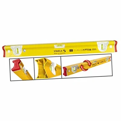 Image of Stabila R Type 3 Vial Builders Spirit Level 600mm 60cm 24 Inch STBRTYPE60