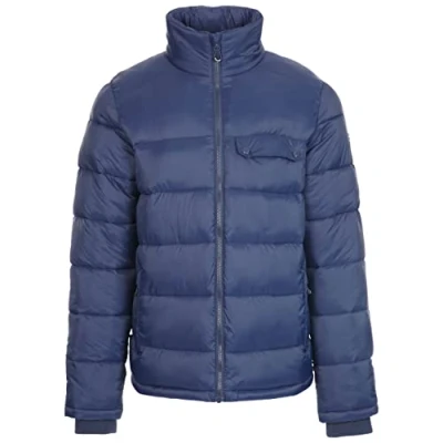 Image of Trespass Mens Casual Padded Jacket with Inner Storm Flap Zaylar